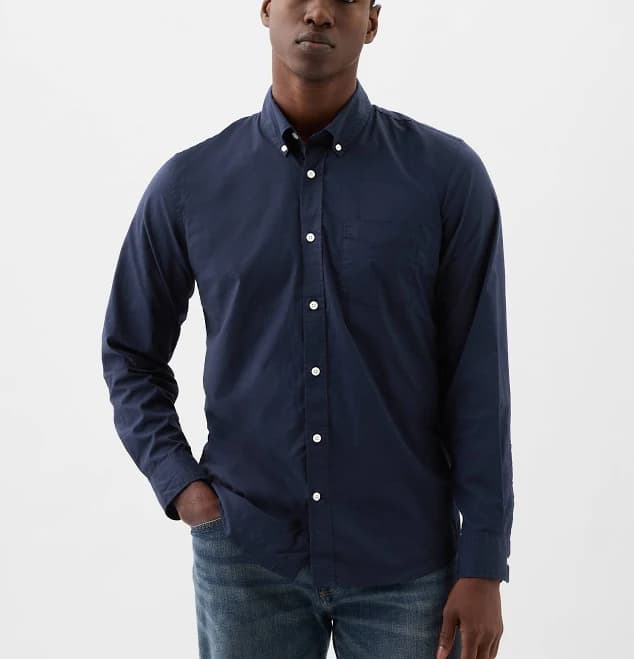 Gap Men's Stretch Poplin Shirt