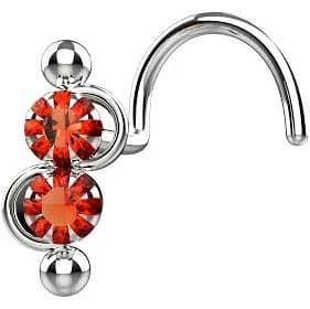 Dainty Nose Ring Stud – Thin and Minimalist Nose Jewelry Gauge
