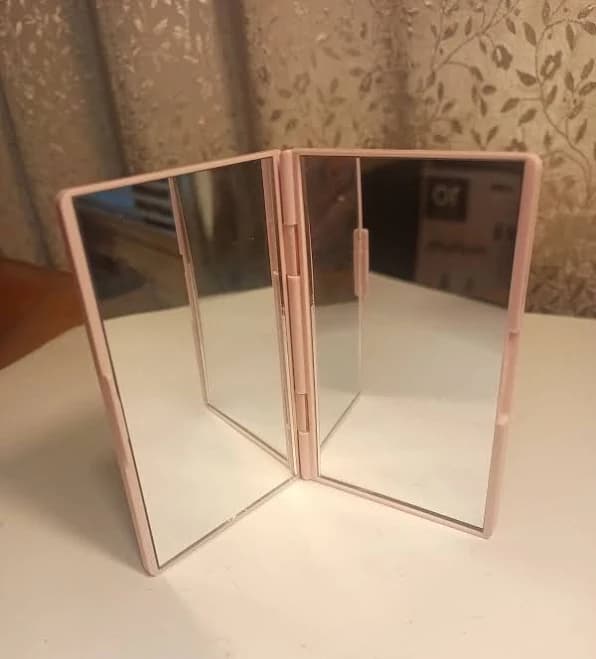 TOO Faced Pink Dual Hand/Pocket Compact Mirror