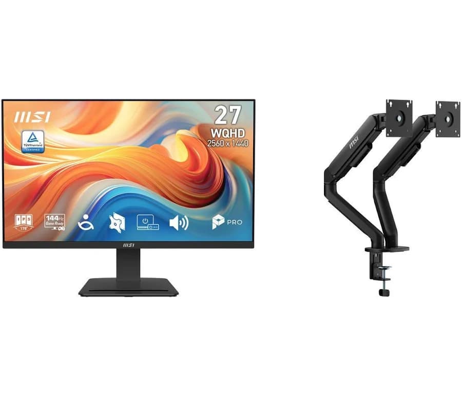 MSI 27" WQHD 2K 1440P 144Hz IPS 1ms LCD Computer Monitor