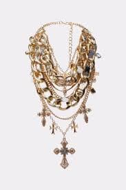 CROSS ME NECKLACE IN GOLD – AKIRA