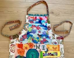 Eclectic Linen Tunic: California Beach Girl Patchwork Folk Art - Etsy New Zealand