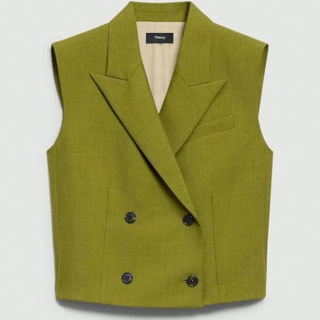 Theory Women's Double-Breasted Vest