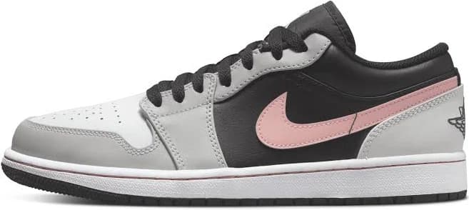 Jordan 1 Low Black Grey Pink