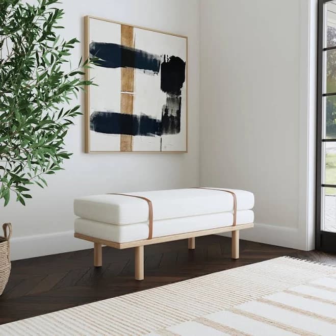HomePop Upholstered Bench