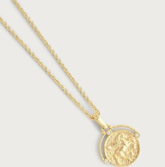 Anabel Aram Women's Pegasus Coin Pendant Necklace