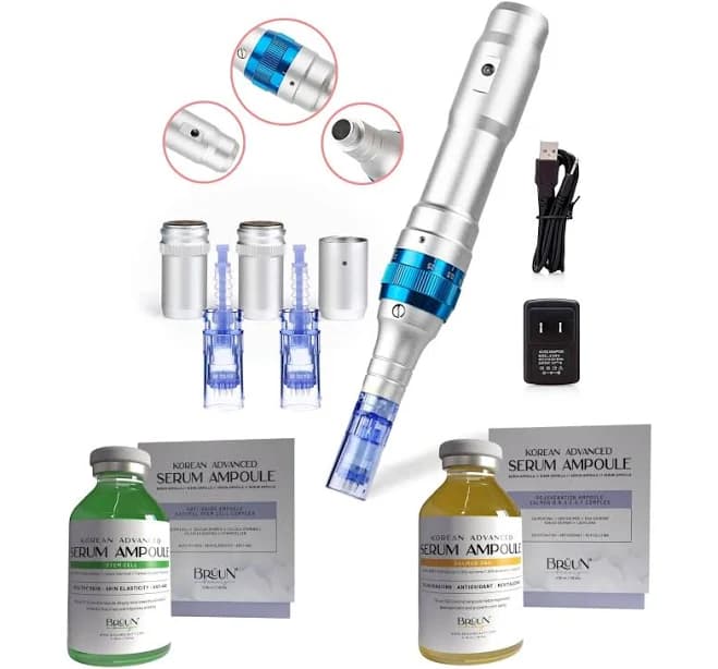 Dr. Pen A6 Microneedling Kit with Stem Cell & Salmon DNA Serums