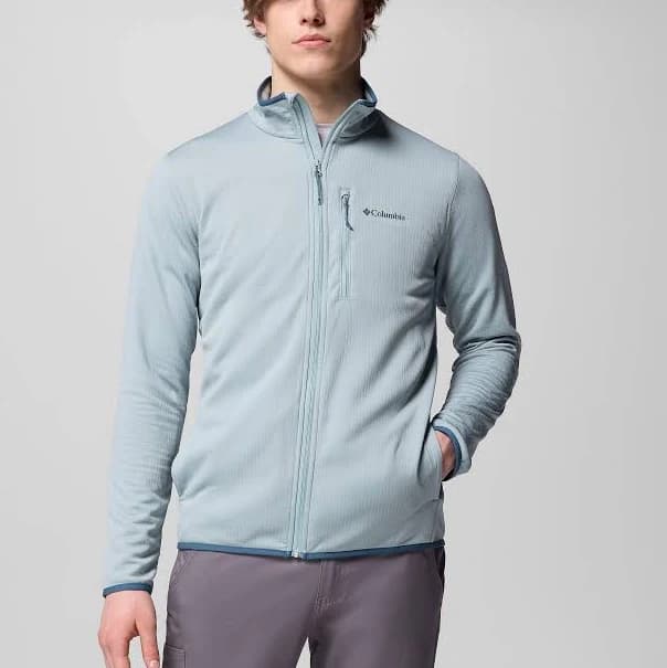 Columbia Men's Essential Hike Grid Fleece Full-Zip Jacket