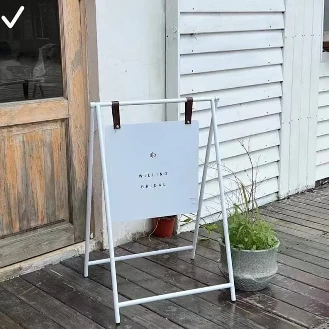 Custom a-Frame Sidewalk Sign,Storefront Bracket Menu,Special Promotion Display Board,Coffee Shop Menu Board,Outdoor Commercial Display Stand