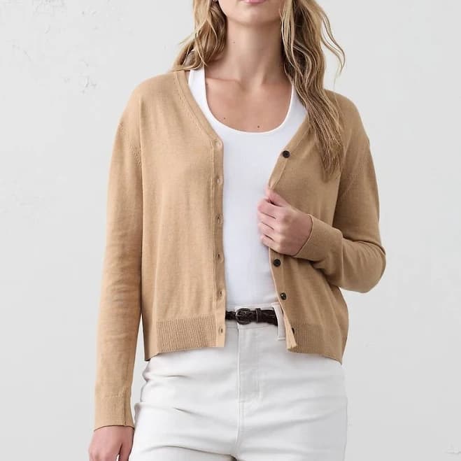 Forever V-Neck Cardigan Sweater