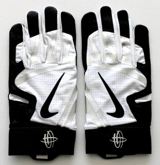 Nike Huarache Elite Batting Gloves Men's Xl Black/white/chrome