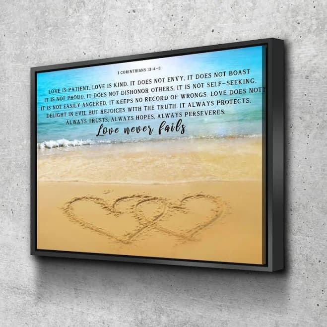Drawn Love Love Is Kind Wall Art
