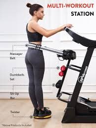 Buy RPM5000 4.5HP DC Treadmill | 15-level Auto-Incline & Massager | Max Weight-110kg | Max Speed-16kmph (with 6 months extended warranty) Online in India | Cult Store