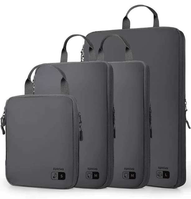 EPICKA Nylon Compression Packing Cubes