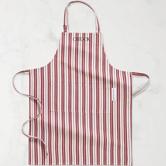 Williams Sonoma Logo Stripe Apron