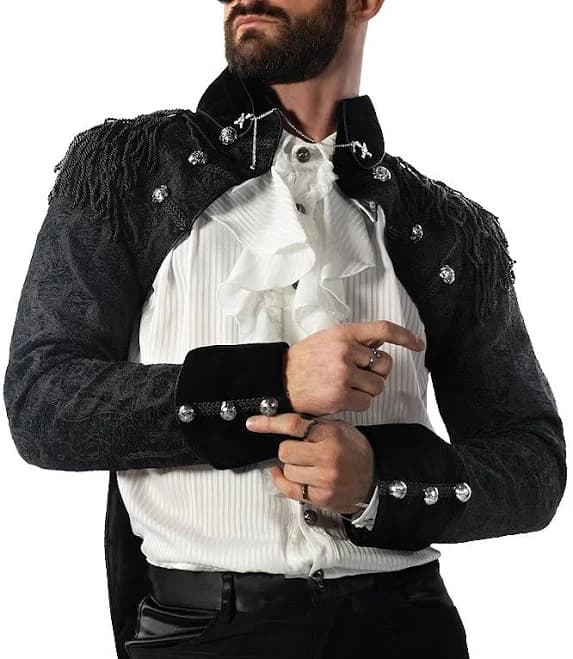 Military Fringe Bolero Jacket