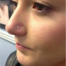 ZS 4Pcs/Set 20g Round Crystal Nose Ring Piercing Simple Style Nostril Piercing L Shaped Nose Stud Piercing - Walmart.com