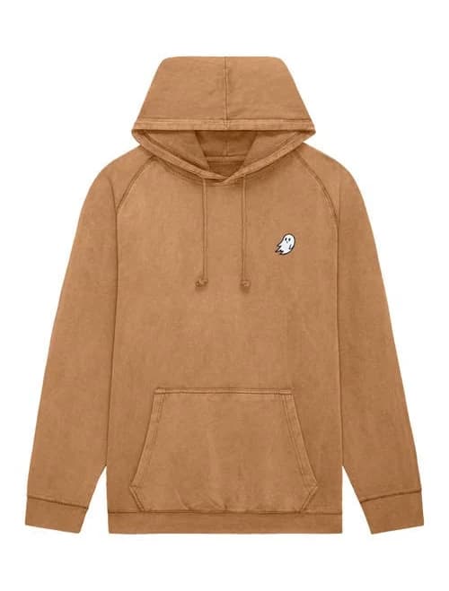 Dalix Men's Ghost Embroidery Fleece Hoodie