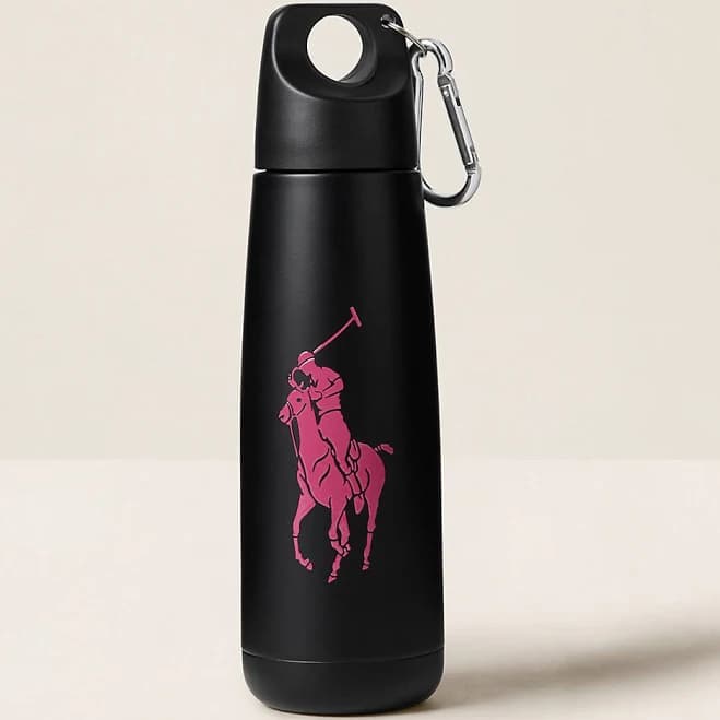 Ralph Lauren Home Pink Pony Loop Water Bottle