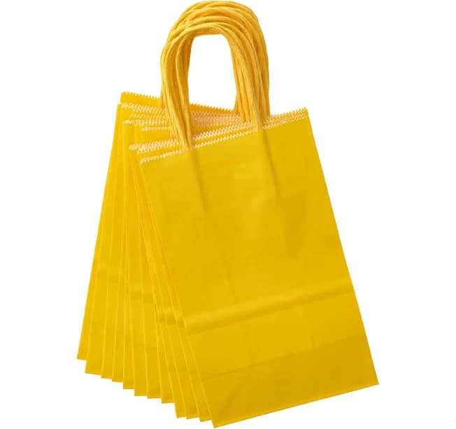 Celebrate It Small Yellow Paper Bag Value Pack
