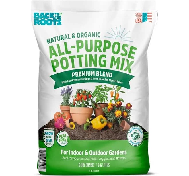 Organic Potting Mix Soil 6 qt. (8-Pack)