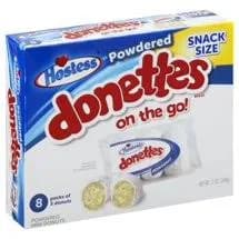 Hostess Donettes Powdered