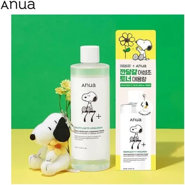 ANUA Heartleaf 77 Soothing Toner Set 2items [Peanuts Edition]