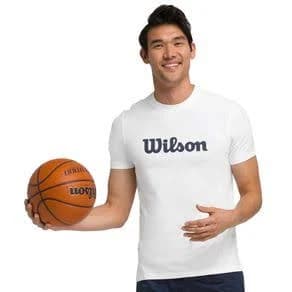 Wilson mens easy street t-shirt - BRIGHT WHITE xs