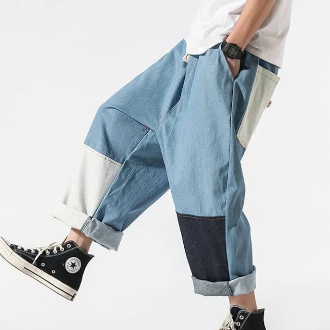 Zen Breaker Baggy Patchwork Jeans