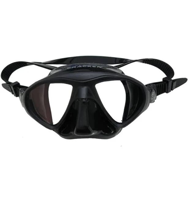 Rob Allen Cracker Ultra-Low Volume Freediving Mask - Black/Black