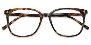 Women's Square Glasses Judy162 in Tortoise | Firmoo AU