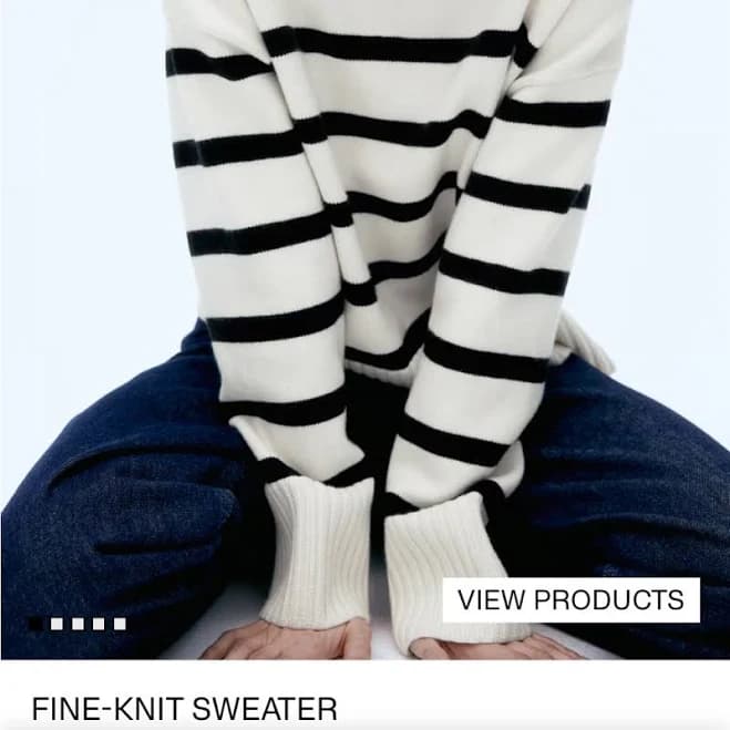 H&M Sweaters | Stripe Pull Over Light Weight Sweater. | Color: Black | Size: M | Hildavillafana's Closet