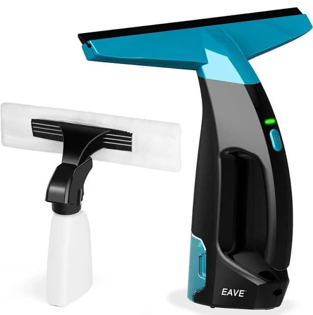 Rechargeable Window Vac, Electric Window Vacuum Squeegee, with 11 in. Squeegee Blade & 200ml Water Tank, Cordless Window Vacuum Cleaner Set for