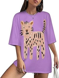 Womens Oversized T Shirt Fashion Graphic Short Sleeve Summer Tees Lightweight Quick Dry Casual Y2k Tops