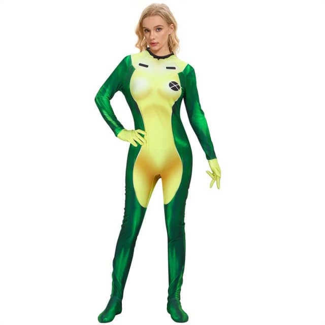 X-Men Rogue Cosplay Bodysuit