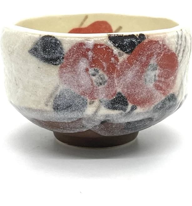 Tsubaki Hana Beige Matcha Tea Bowl