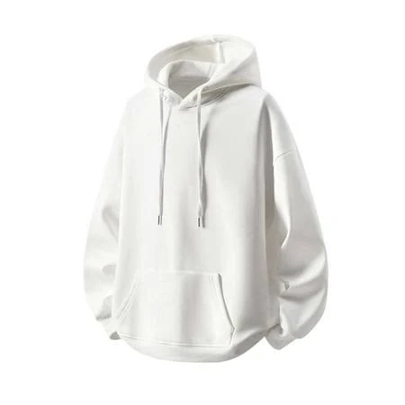 Men's Oversized Long Sleeve Drawstring Hoodie