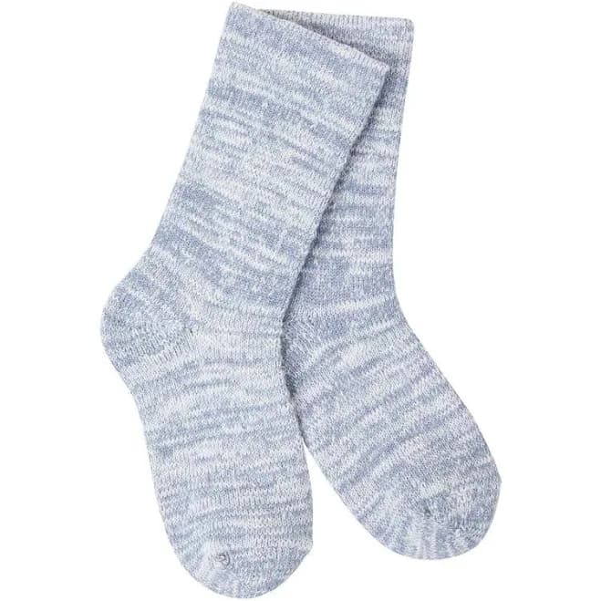 Mouse Creek Infant Slub Crew Socks with Grippers