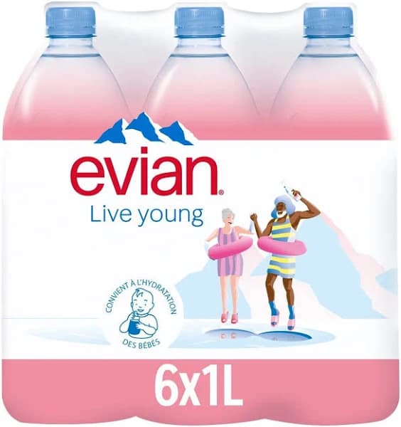 EVIAN Still Natural Mineral Water