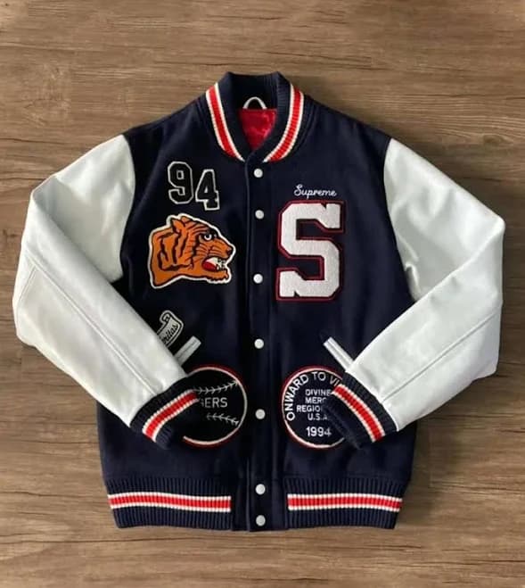 Supreme Tiger Varsity Jacket