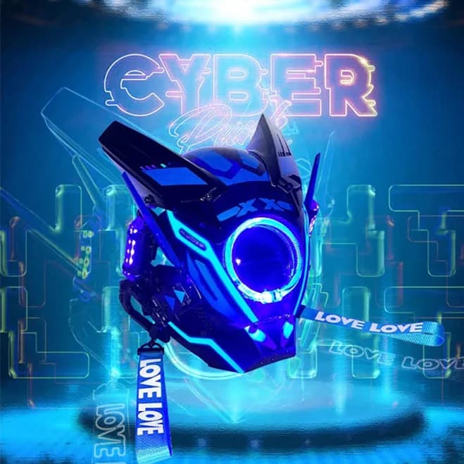 TacticalXmen Future Punk Tech Round Mask