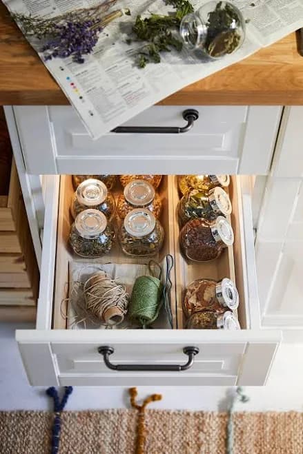 IKEA spice jar glass