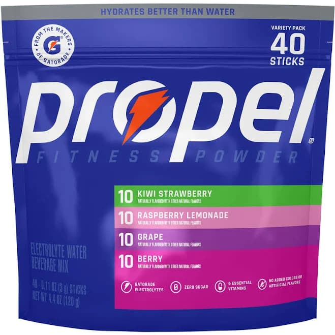 Propel Fitness Powder Variety Pack 40 pk.