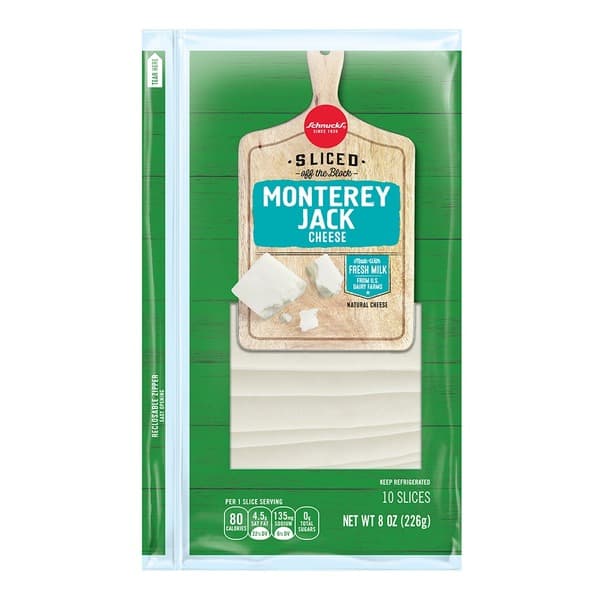 Monterey Jack Sliced Natural Cheese
