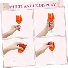 Amazon.com | LABRIMP Rose Cup Red Wine Goblet Glass Cup Party Wine Glass Cocktail Creative Set of 1: Wine Glasses