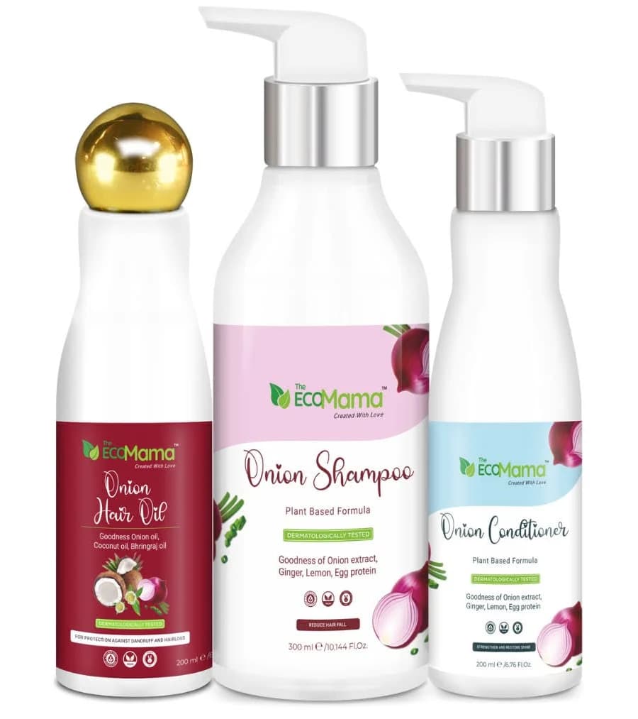 Onion Hair Oil Onion Shampoo & Onion Conditioner