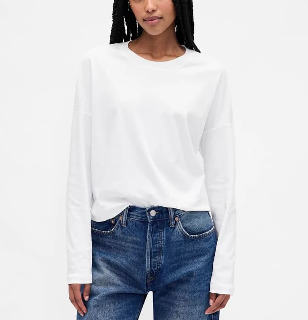 Gap Women's Oversized Supima Cotton T-Shirt