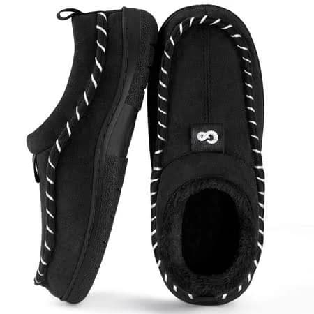 Men's Memory Foam Fuzzy Slippers