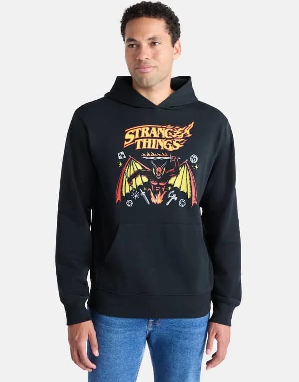 Stranger Things Hellfire Graphic Hoodie