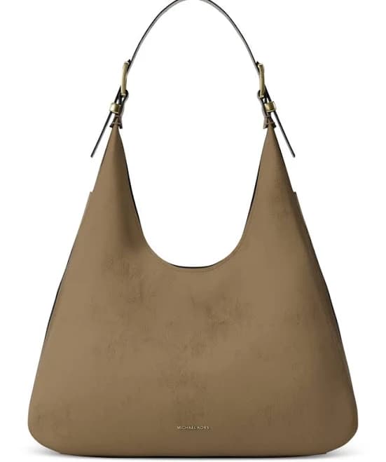 Nolita Large Nubuck Hobo Shoulder Bag